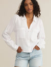 Campo Button Up Gauze Top