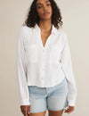 Campo Button Up Gauze Top