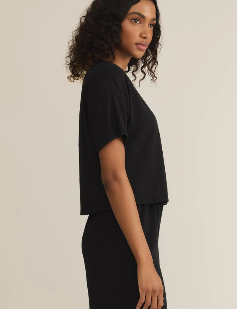 Sway Textured Cropped Tee