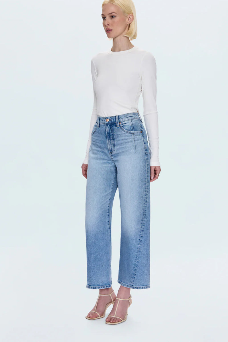 Kyra High Rise Bowed Ankle Pant