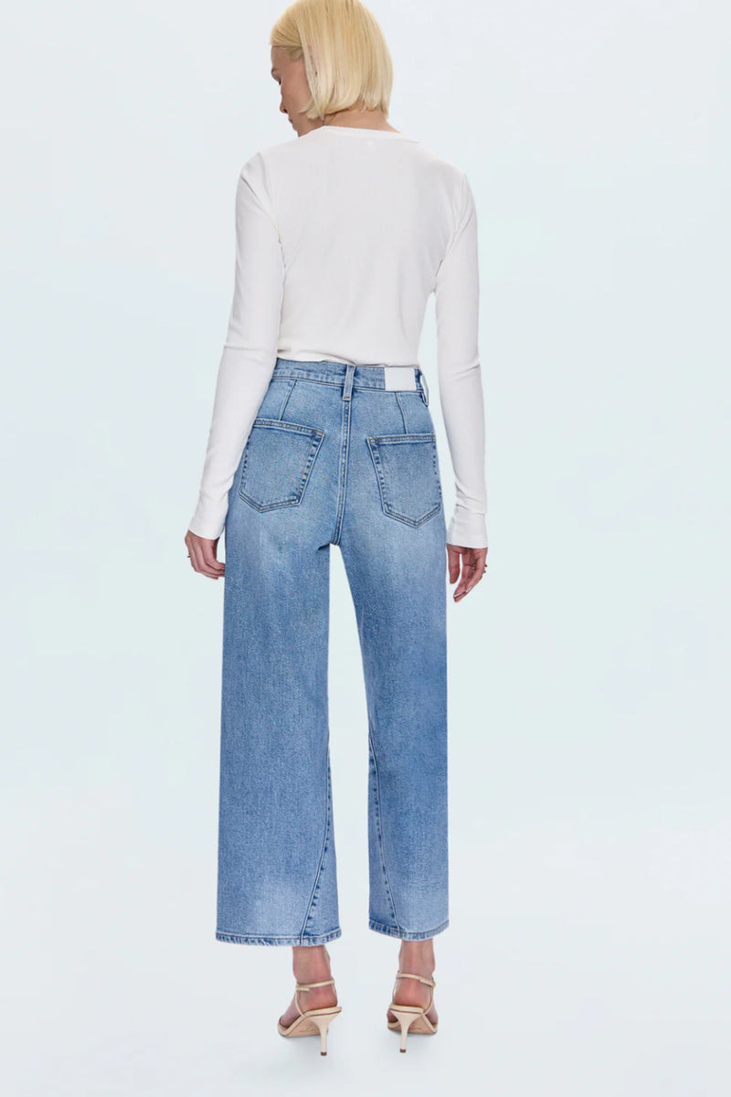 Kyra High Rise Bowed Ankle Pant