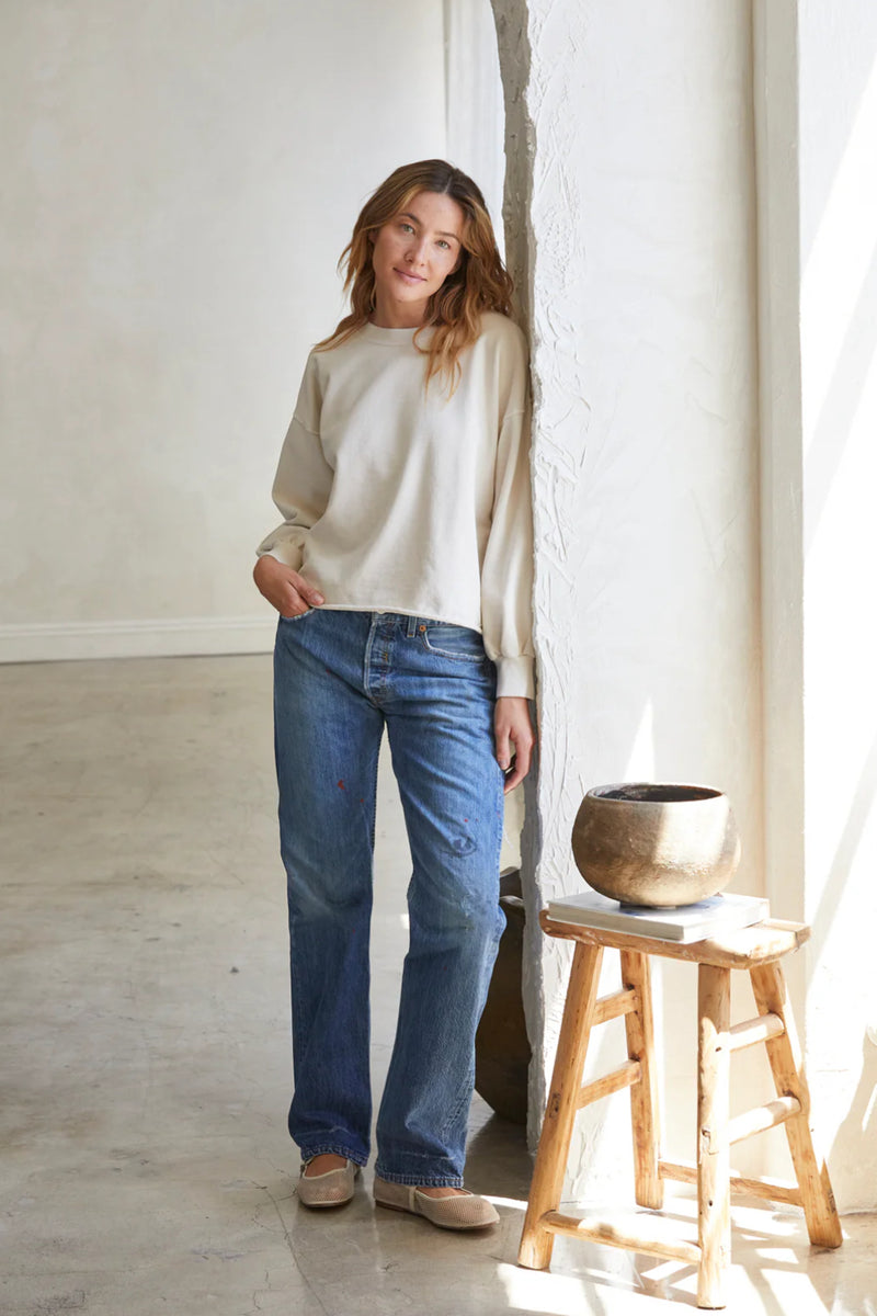 French Terry Long Sleeve Pullover