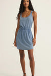 Keegan Knit Denim Mini Dress