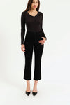 Shy Girl High Rise Crop Flare