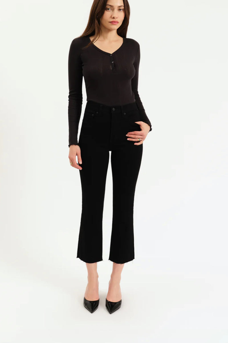 Shy Girl High Rise Crop Flare