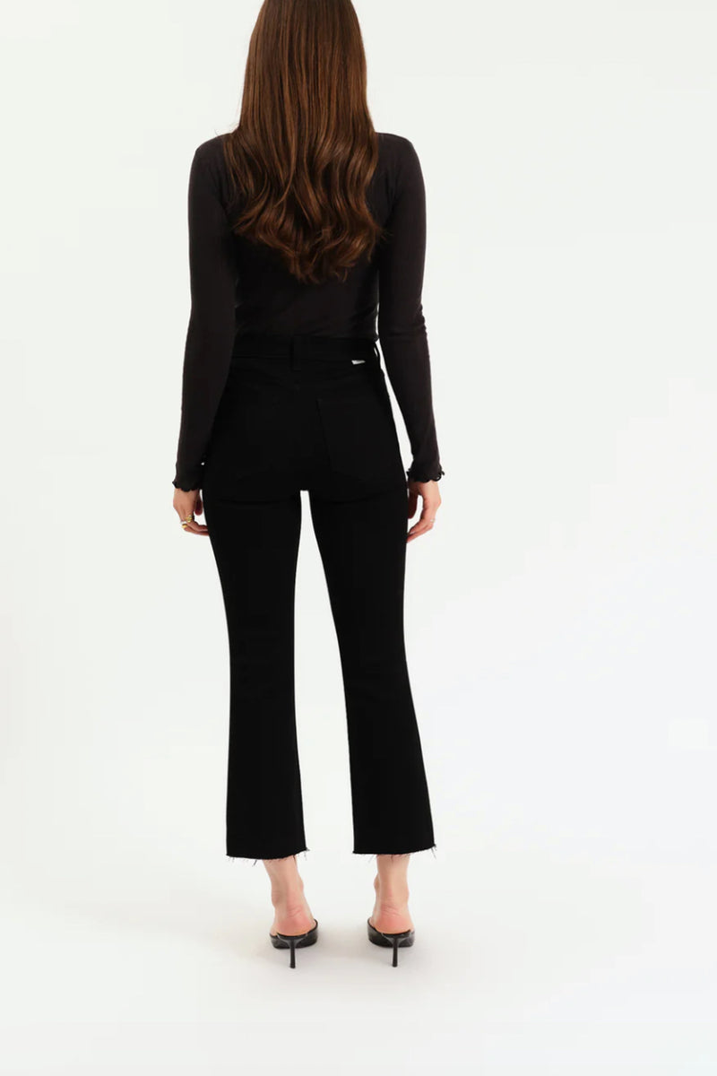 Shy Girl High Rise Crop Flare