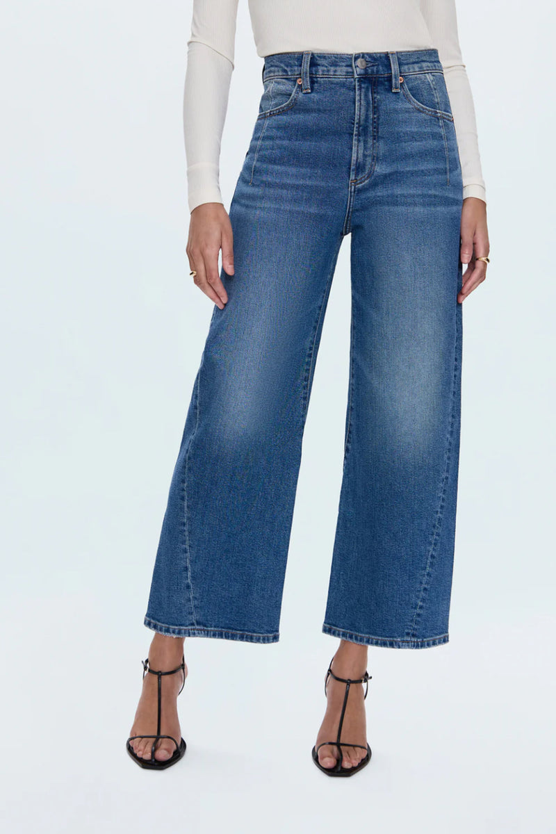 Kyra High Rise Bowed Ankle Pant