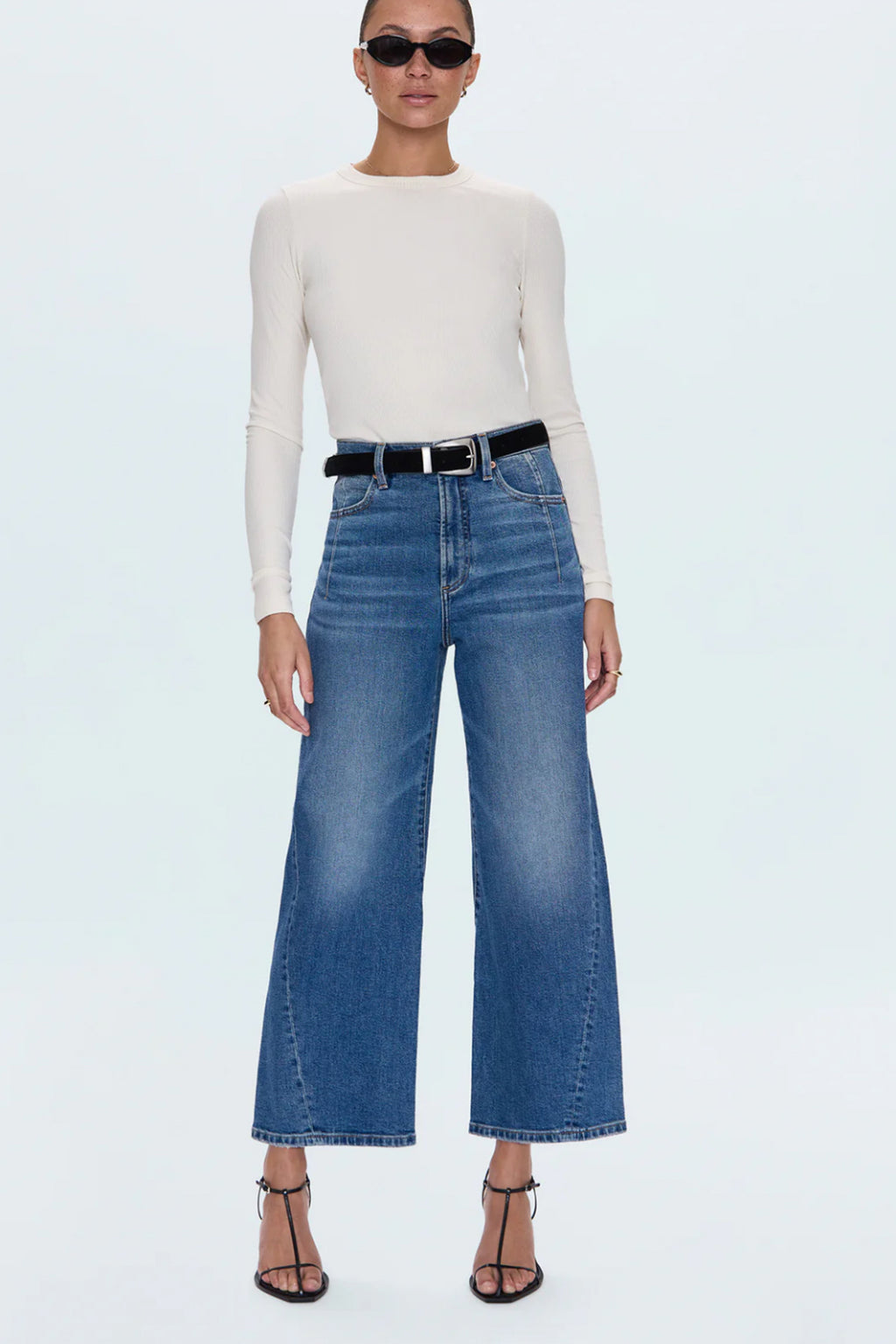 Kyra High Rise Bowed Ankle Pant