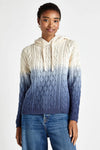 Dip Dye Hooded Sweater