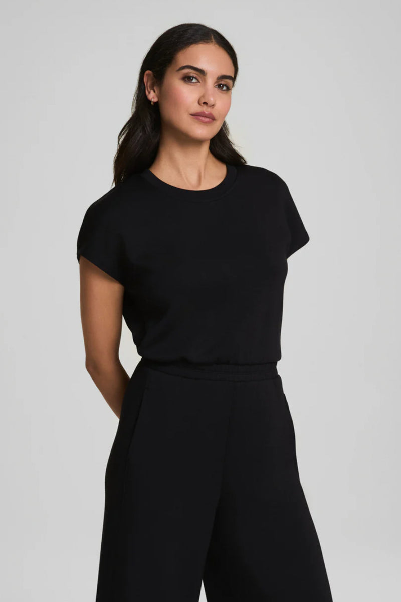 Air Essentials Cap Sleeve Cinched Jumpsuit