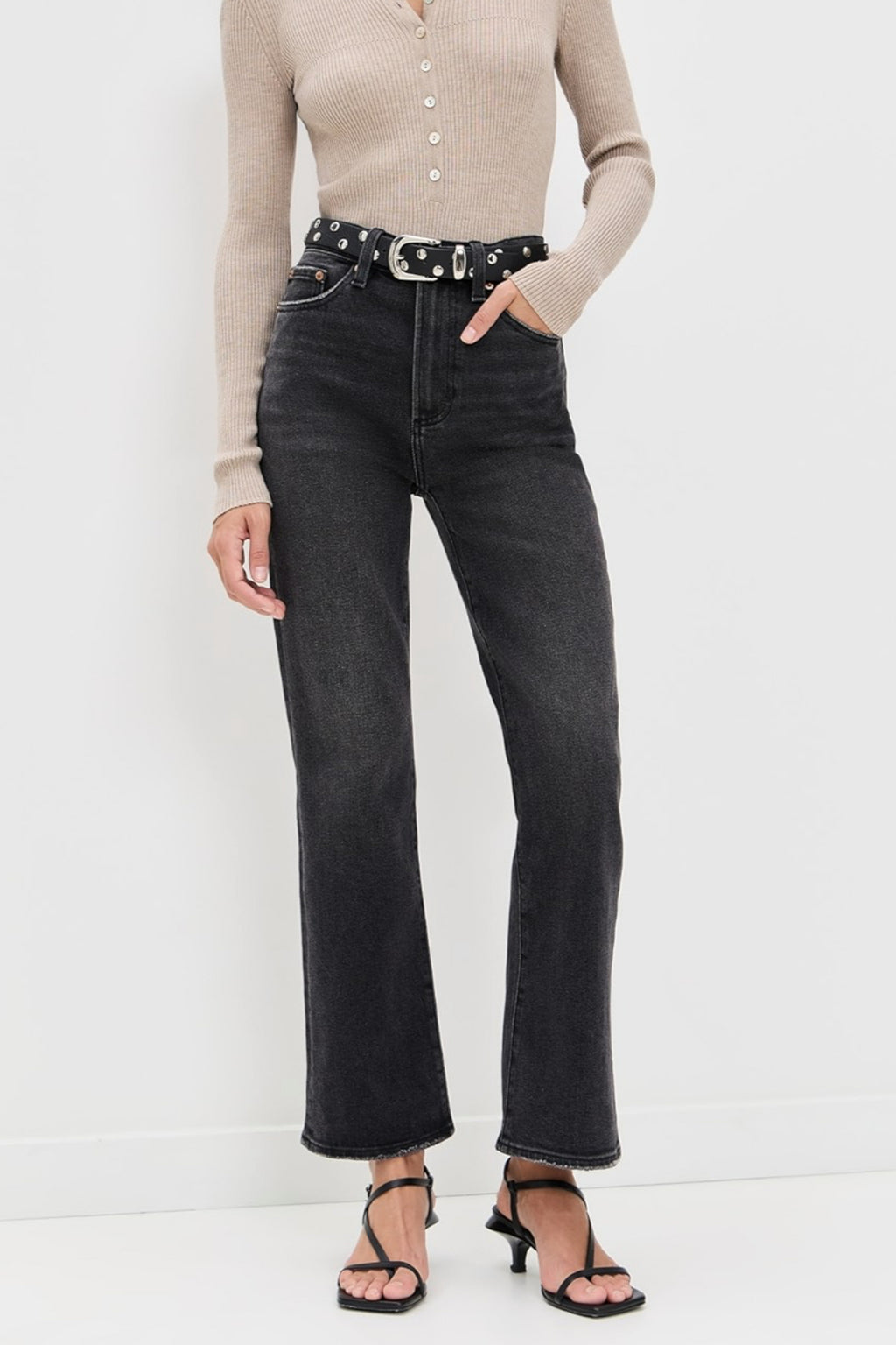 Ally High Rise Vintage Ankle Boot Pant