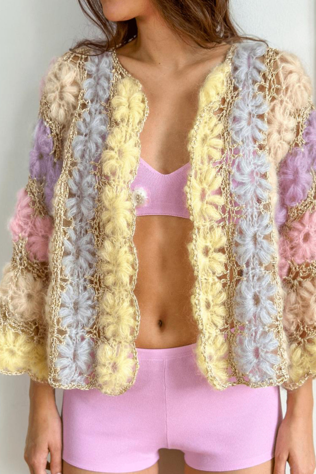Marigold Ombre Cardigan Short