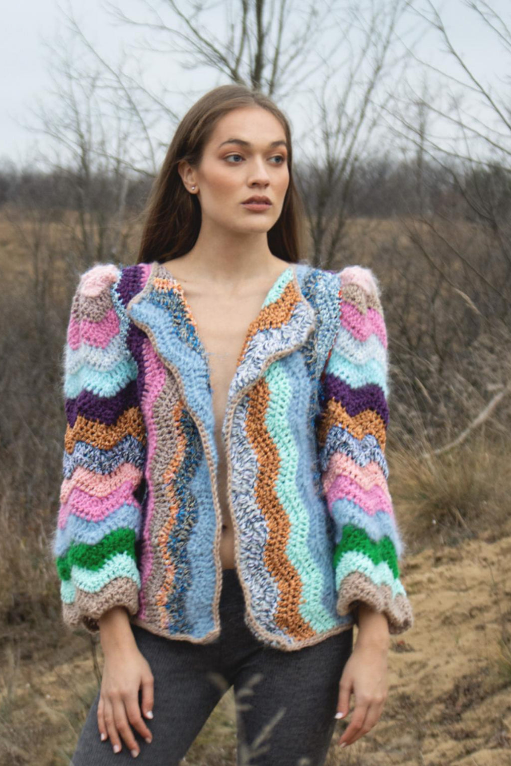 Unique Cardigan Short