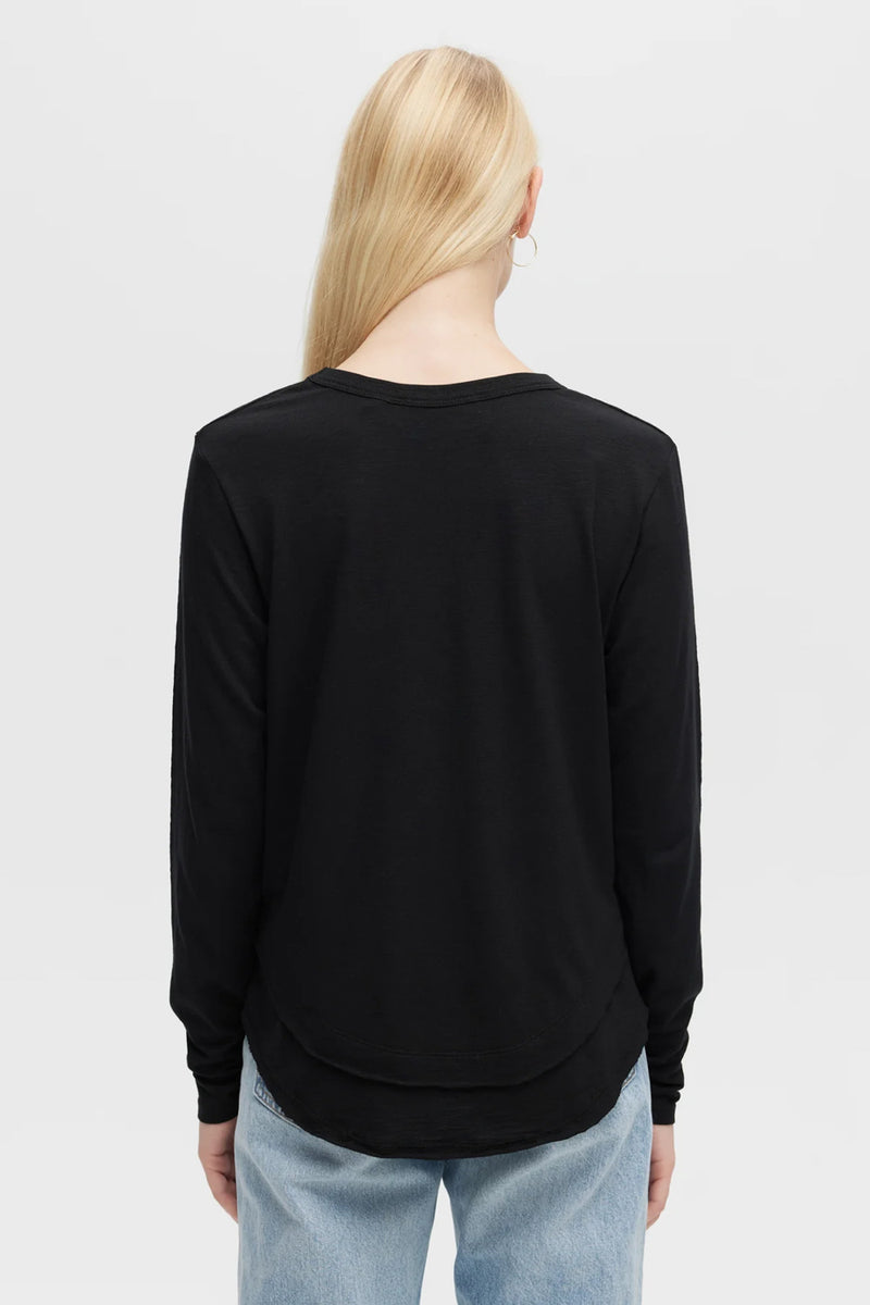 Ava Long Sleeve Mock Layer Tee