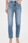 Bri High Rise Slim Straight Pant