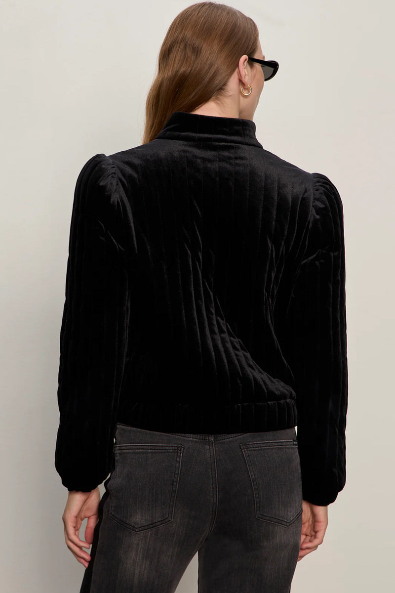 Quilted Velvet Jacket