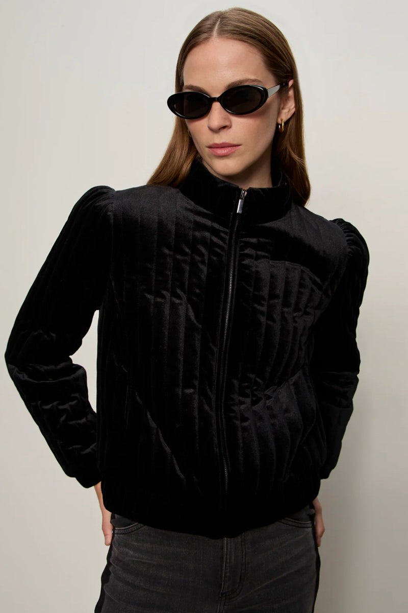 Quilted Velvet Jacket