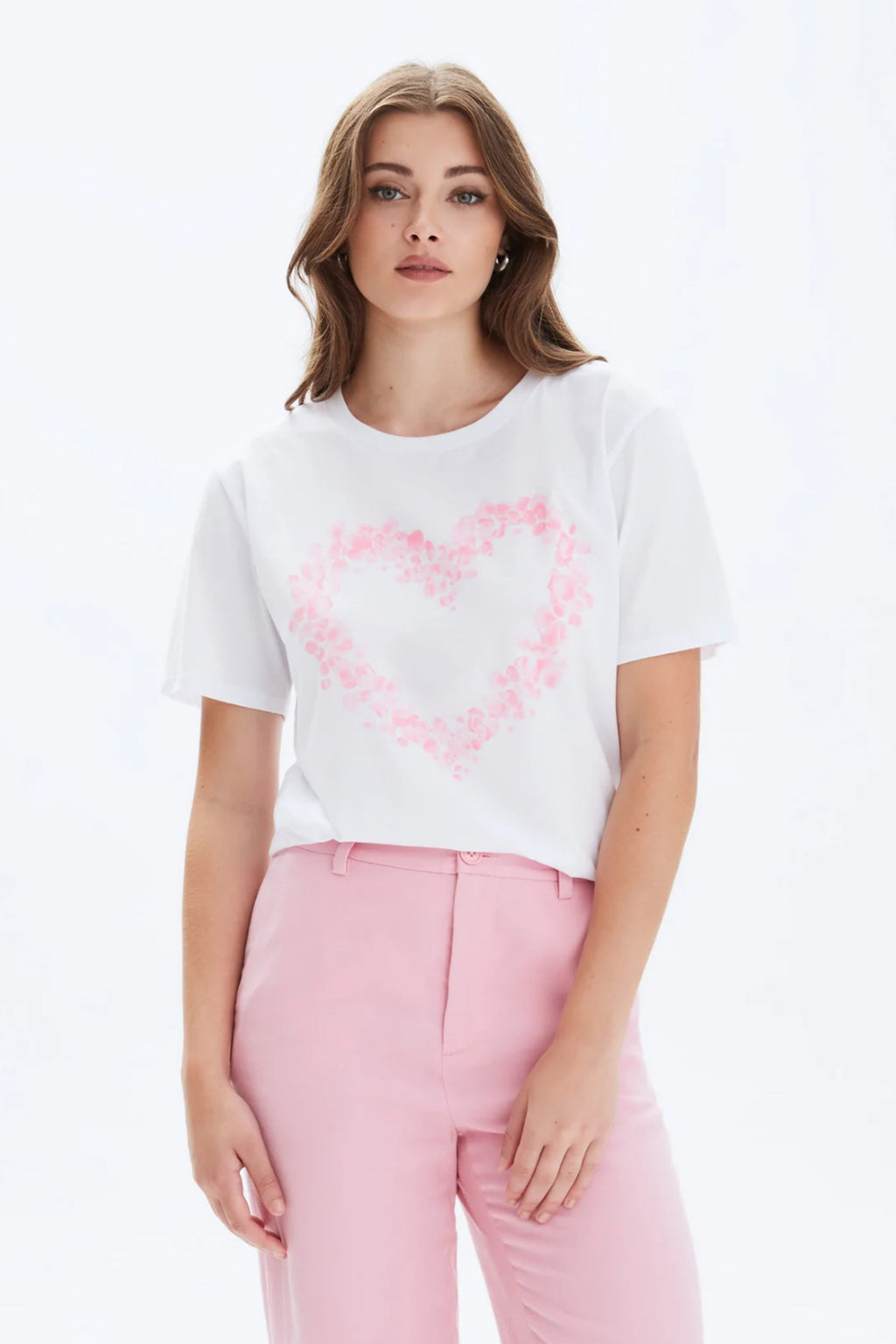 Heart Petals Wide T-Shirt