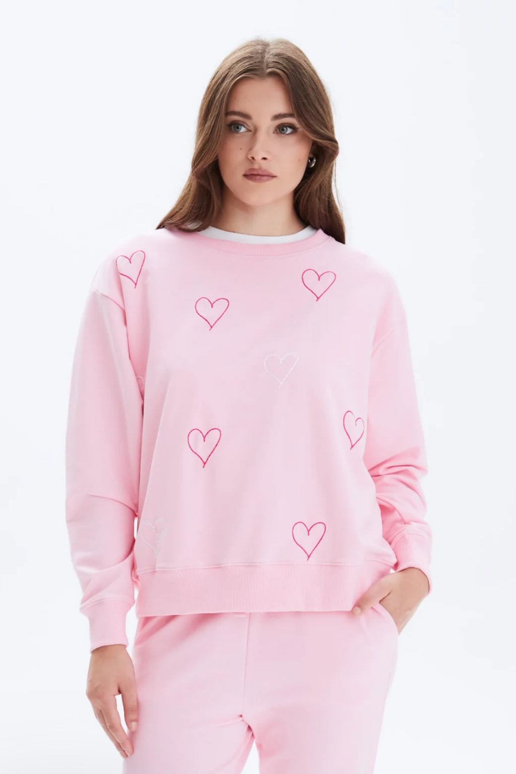 Heart Stitch Crewneck Sweatshirt