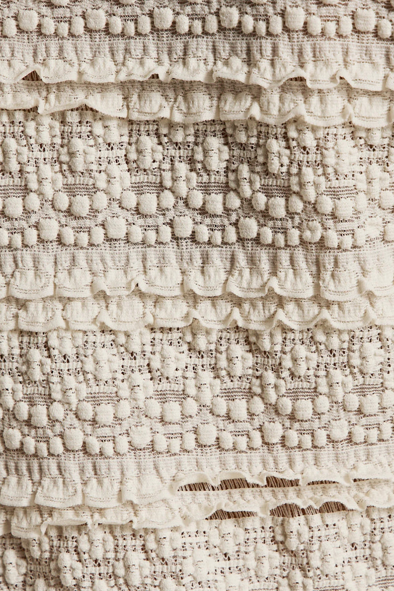 Lovely Lace Button Front