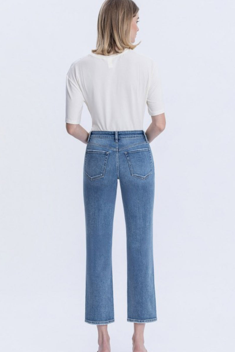 High Rise Ankle Straight