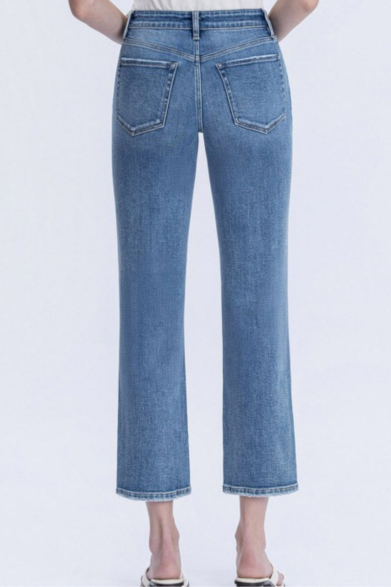 High Rise Ankle Straight