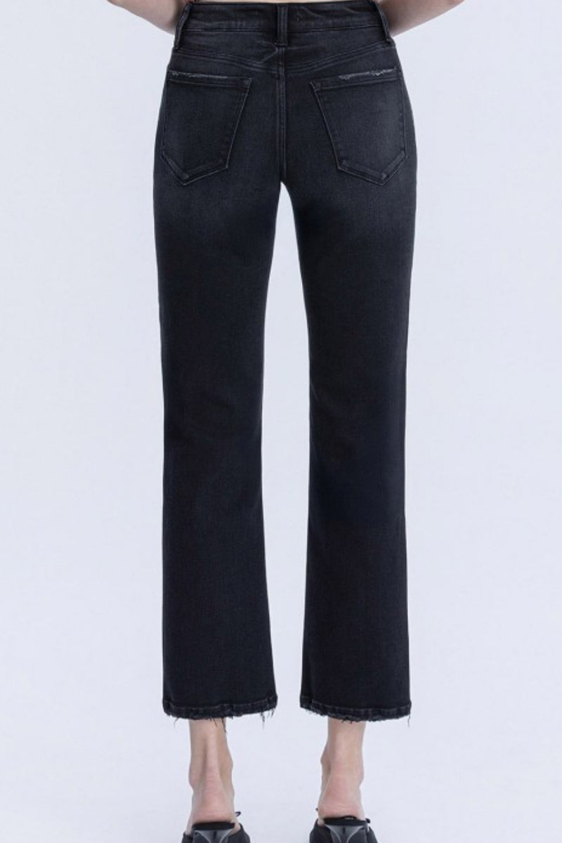 Mid Rise Ankle Straight