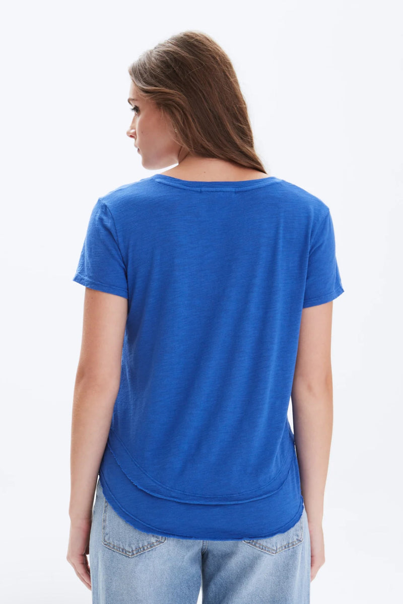 Ava V-Neck Mock Layer T-Shirt