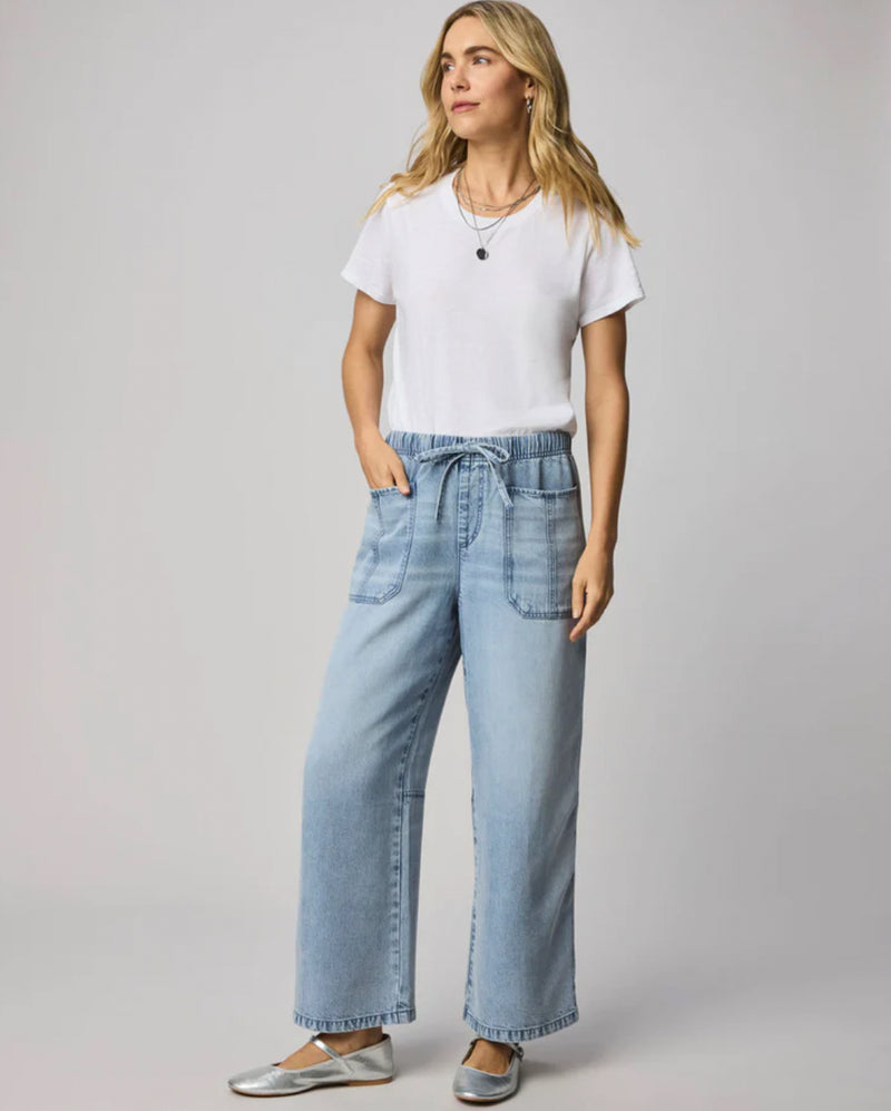 Lounge Denim Straight Pant