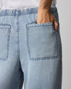 Lounge Denim Straight Pant