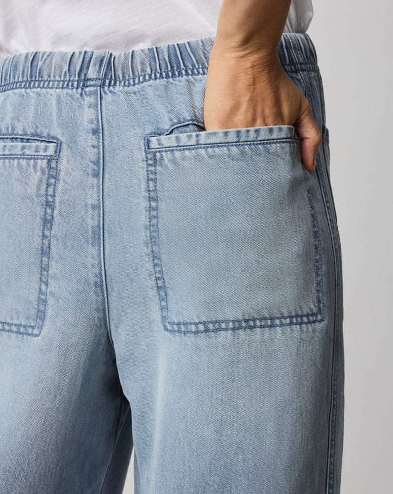 Lounge Denim Straight Pant