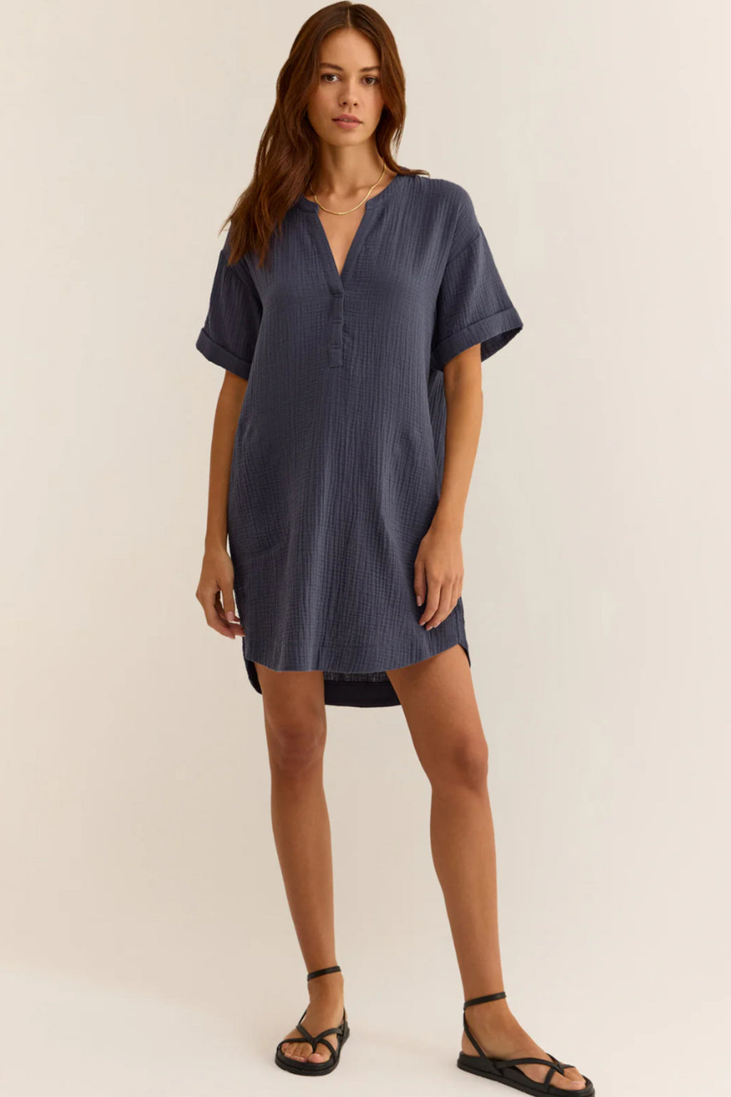 Talia Gauze Mini Dress