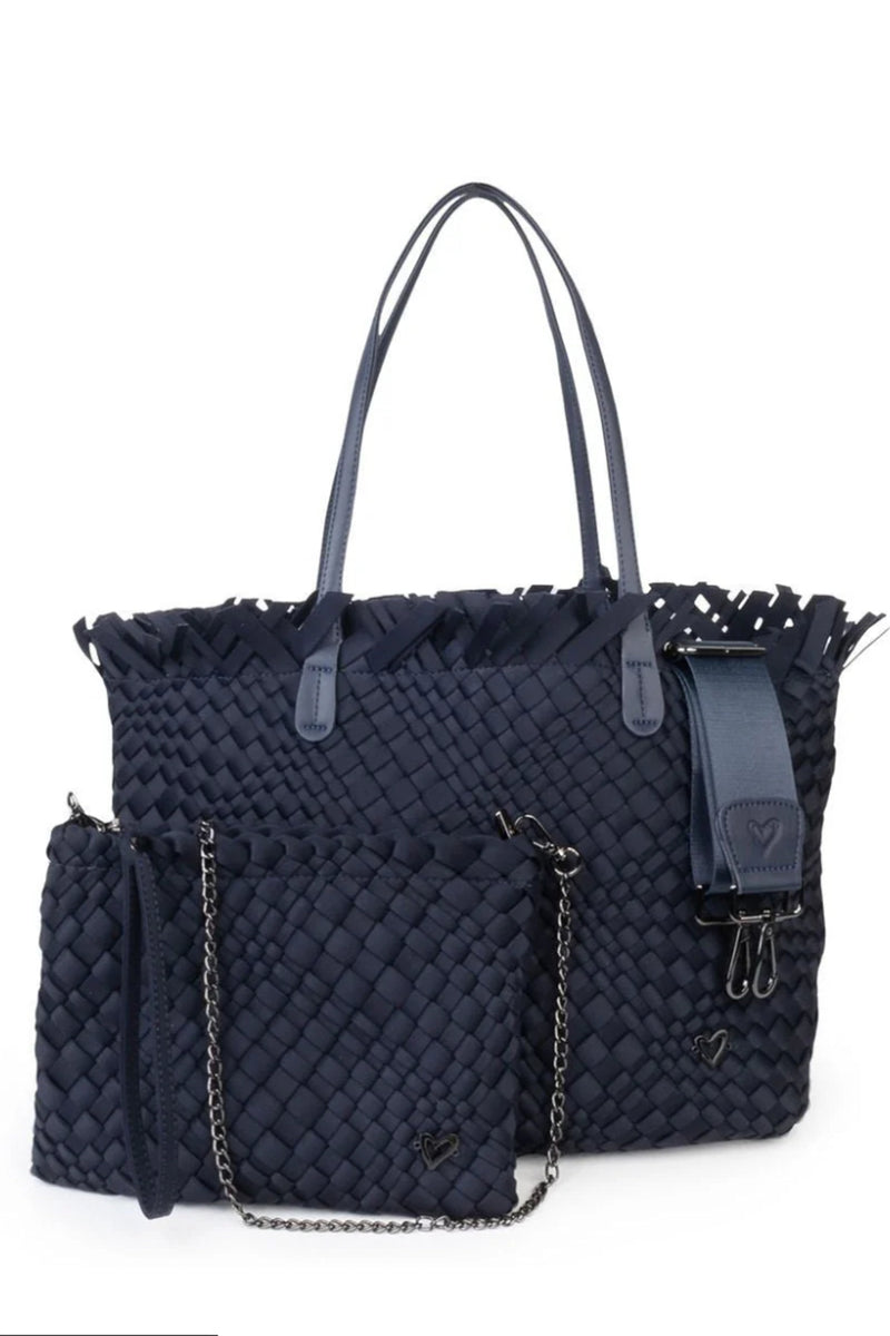 Vulcan Large Fringe Woven Tote