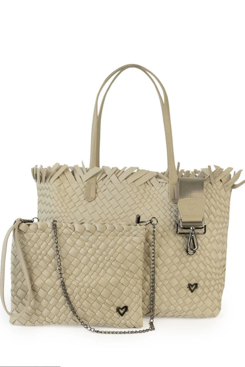 Vulcan Large Fringe Woven Tote