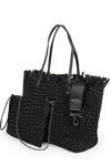 Vulcan Large Fringe Woven Tote