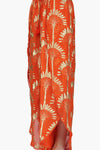 Sunset Palm Foil Wrap Pants