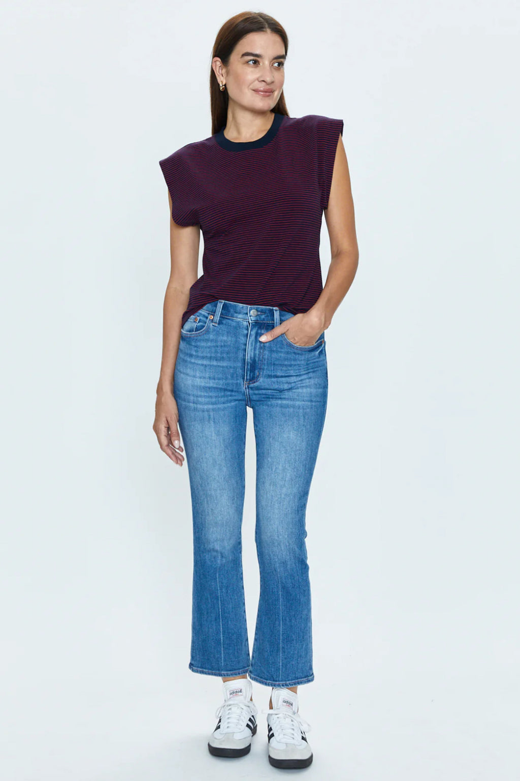 Lennon High Rise Crop Boot Pant