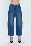 Eli High Rise Arched Leg Jean