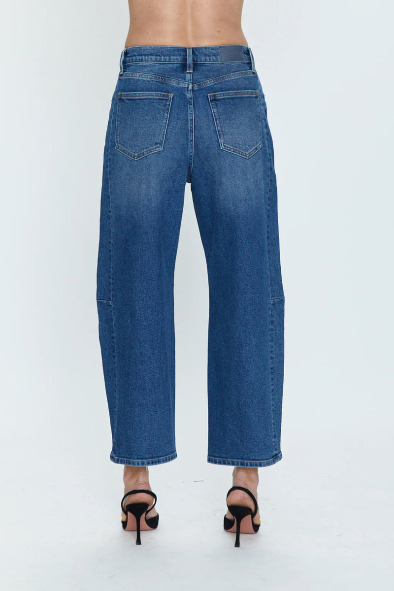 Eli High Rise Arched Leg Jean