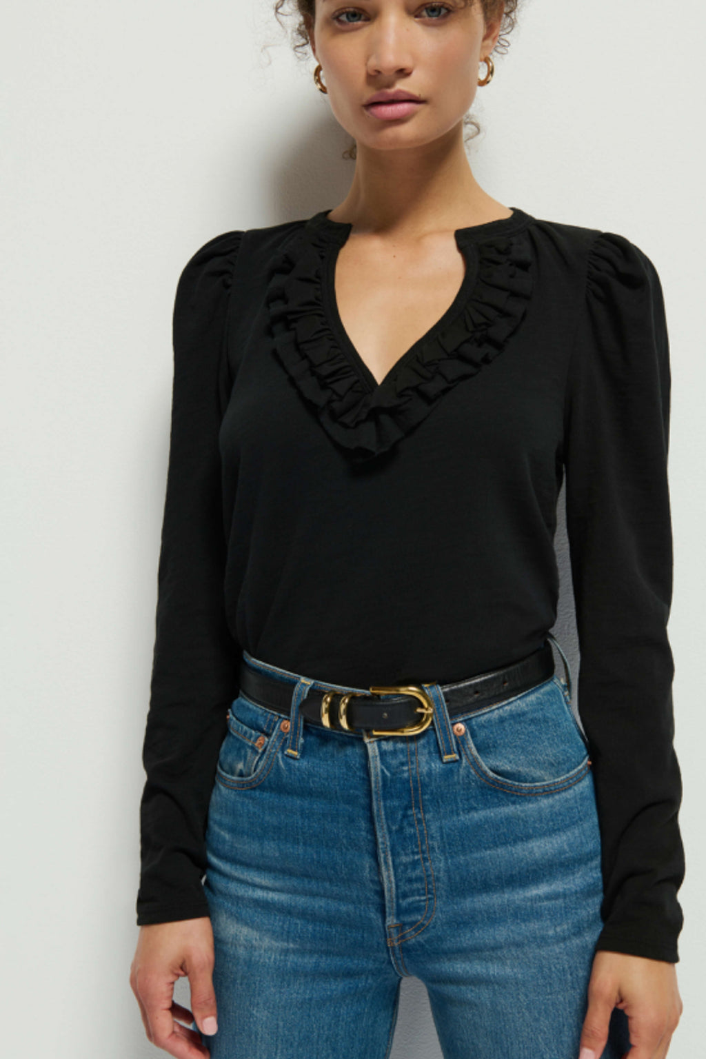 Valita Split Neck Top