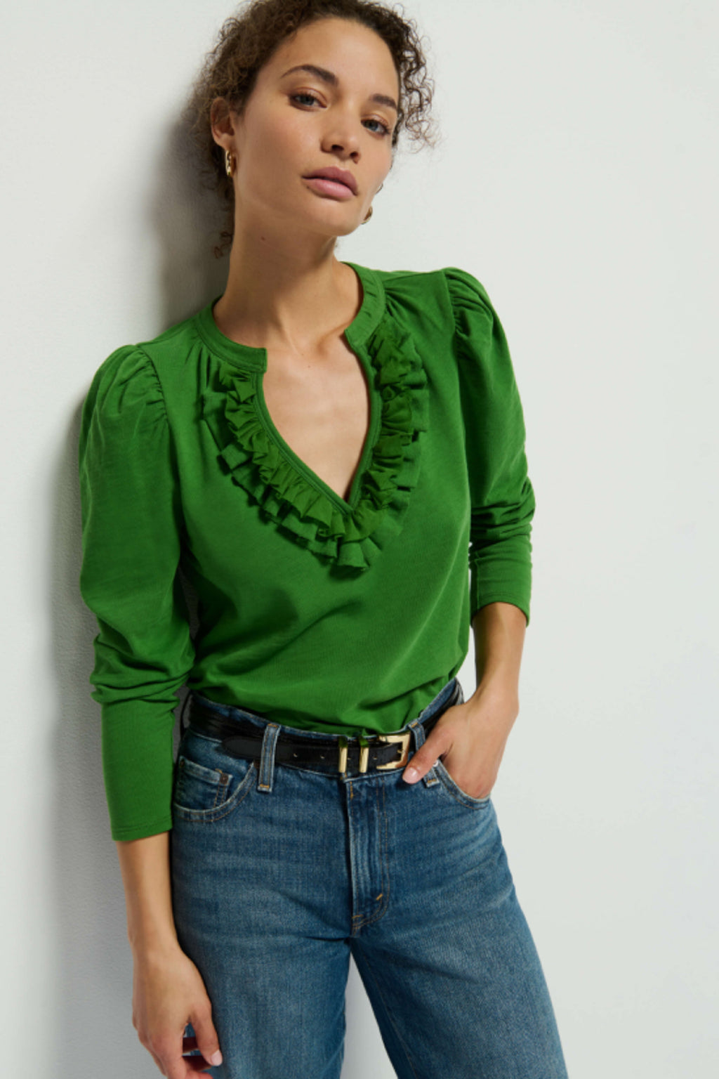 Valita Split Neck Top