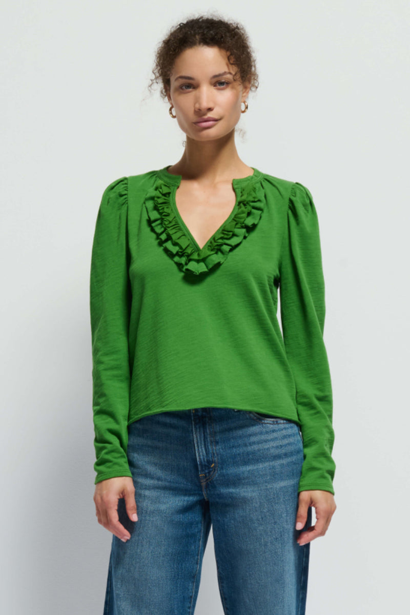 Valita Split Neck Top