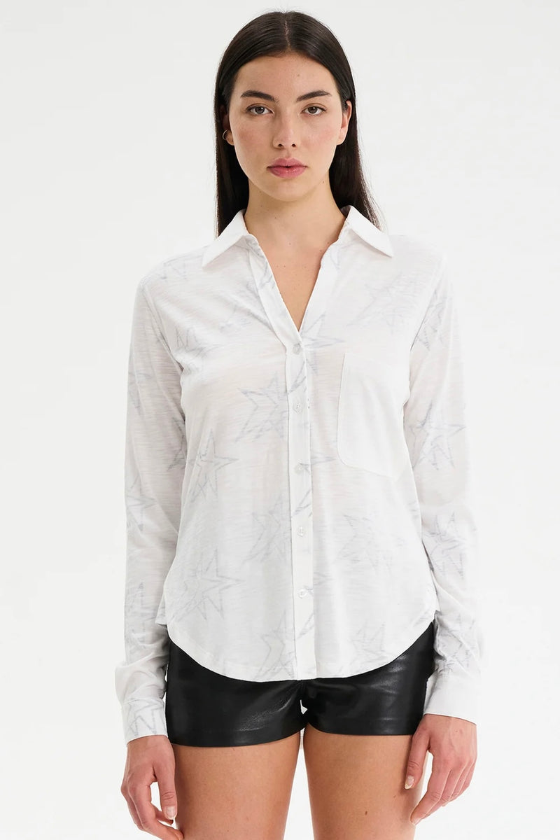 CHRLDR </br>Twin Stars Amrat Jersey Blouse