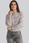 Jackie Spacedye Zip Front Pullover