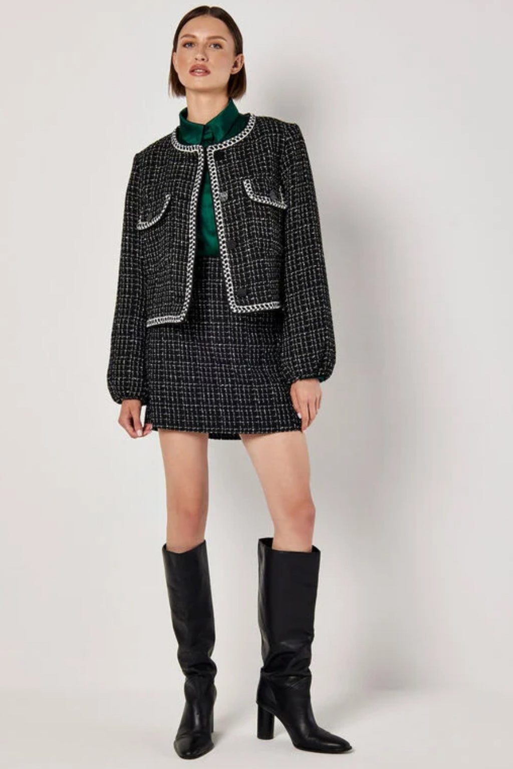 Tweed Cropped Jacket