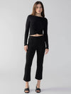 SANCTUARY </br>The Eastend Mod Crop Semi High Rise Legging
