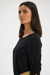 CHRLDR </br>Kristina Ruched Sleeve T-shirt