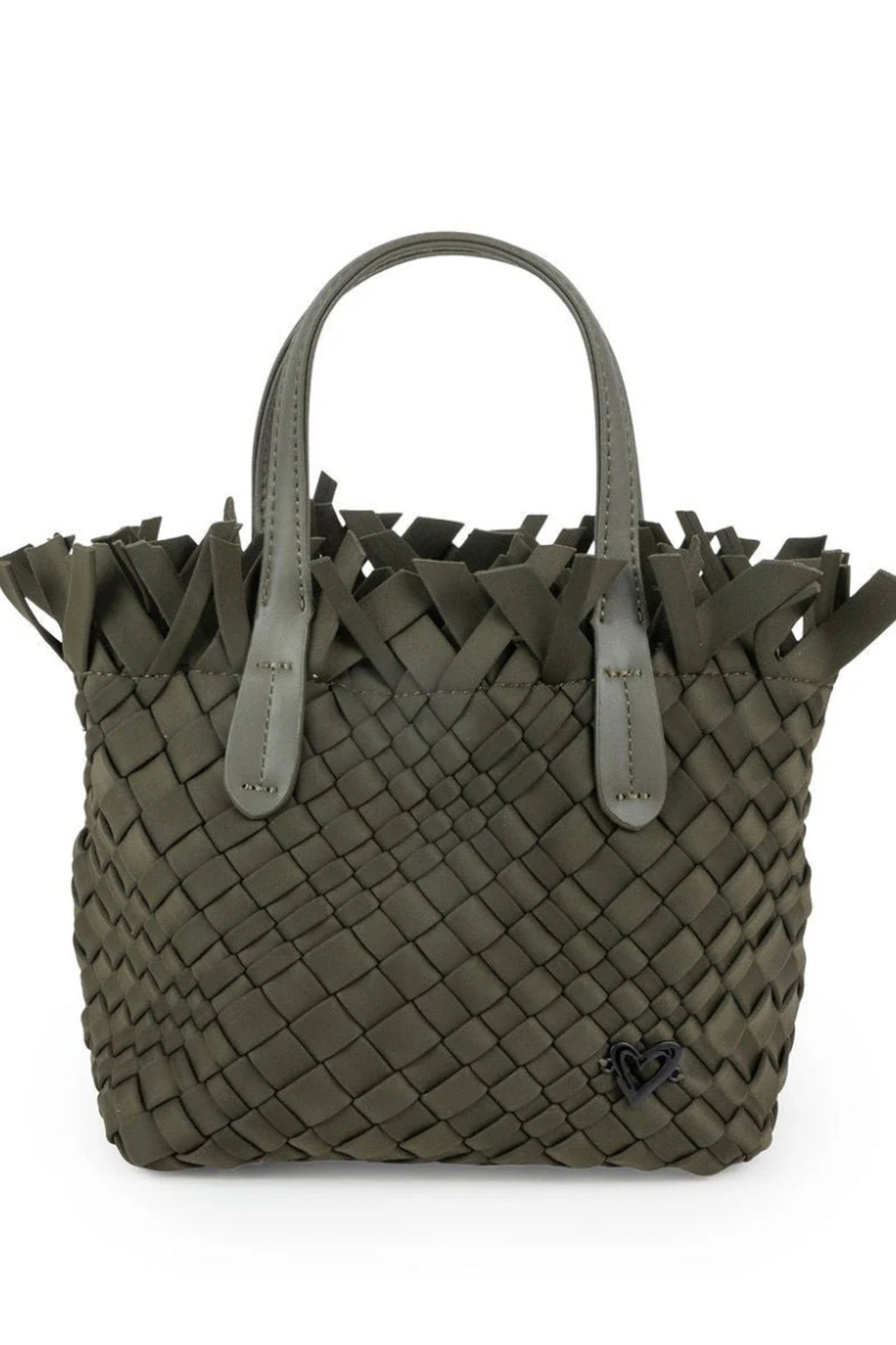 Barrie Tiny Fringe Woven Tote