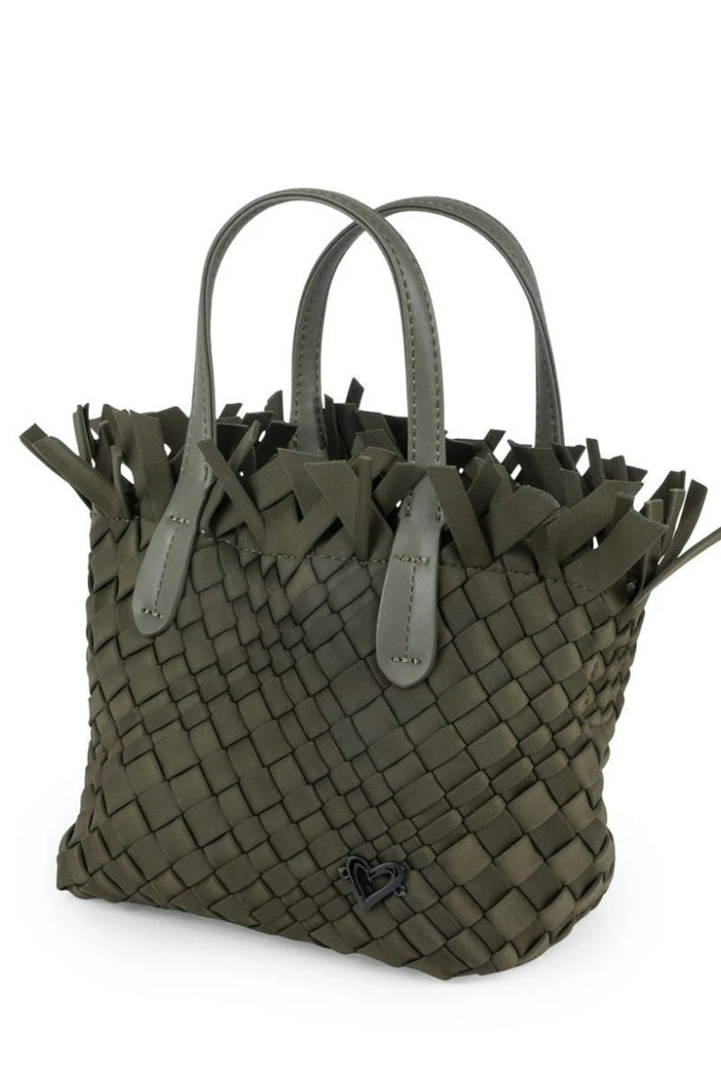 Barrie Tiny Fringe Woven Tote