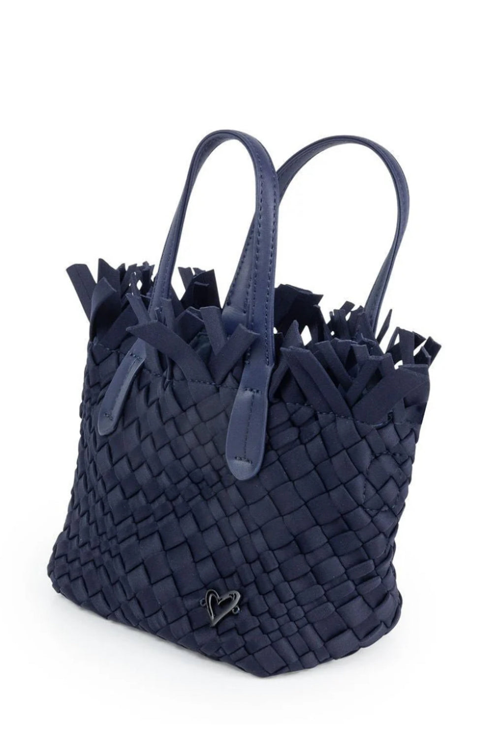 Barrie Tiny Fringe Woven Tote